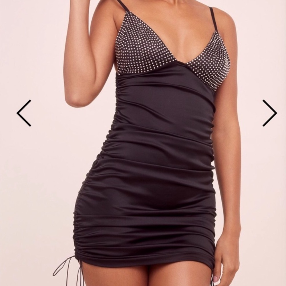 For Love And Lemons Black Studded Dress - Picture 3 of 6